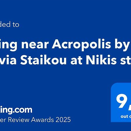 Apartamento Living Near Acropolis By Sylvia Staikou At Nikis Str Atenas Exterior foto